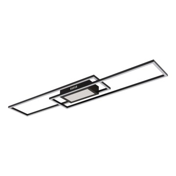 Globo - Plafonnier LED dimmable LED/42W/230V 2700-6500K 19,6x96 cm noir + télécommande