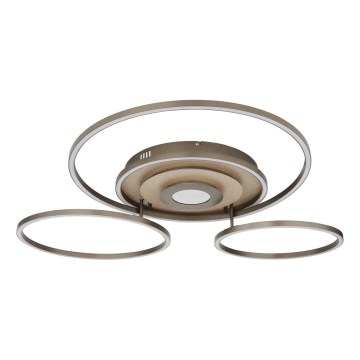 Globo - Plafonnier LED dimmable LED/60W/230V 2700-6500K 80,8x99,2 cm marron + télécommande