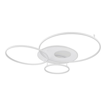 Globo - Plafonnier LED dimmable LED/70W/230V 2700-6000K 105x26,5 cm argenté + télécommande