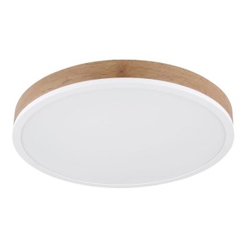 Globo - Plafonnier LED LED/24W/230V d. 45 cm marron
