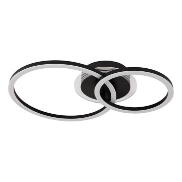 Globo - Plafonnier LED LED/30W/230V 2700/4500/6500K Ø 33x50 cm noir