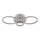 Globo - Plafonnier LED LED/40W/230V 2700/4500/6500K Ø 35,5 x 53 cm laiton