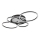 Globo - Plafonnier LED LED/40W/230V 4000K 72x52 cm noir