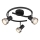 Globo - Spot  3xGU10/25W/230V noir/argent