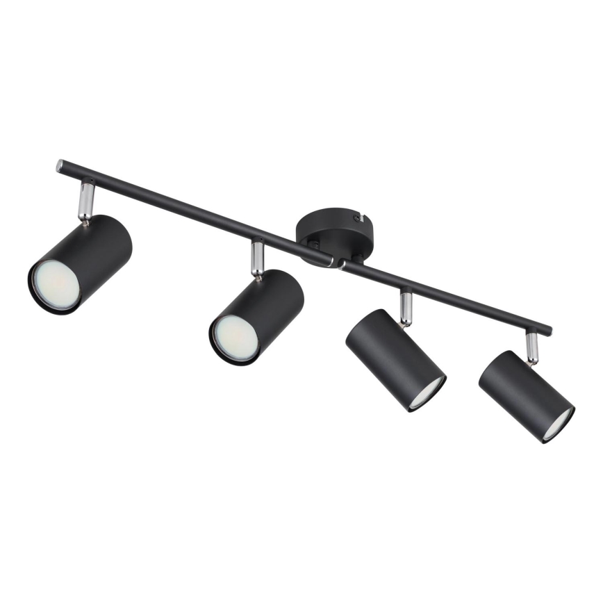 Globo - Spot 4xGU10/25W/230V noir