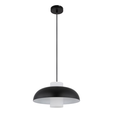 Globo - Suspension à câble 1xE27/60W/230V noire