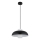 Globo - Suspension à câble 1xE27/60W/230V noire