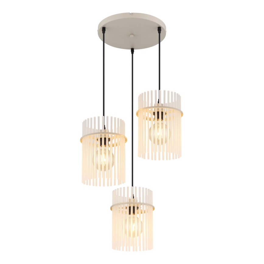 Globo - Suspension à câble 3xE27/60W/230V