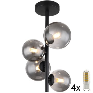 Globo - Suspension avec tige LED 4xG9/3W/230V