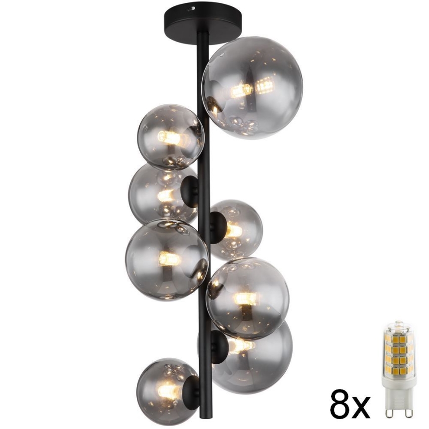 Globo - Suspension avec tige LED 8xG9/3W/230V