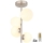 Globo - Suspension-barre LED 4xG9/3W/230V chrome mat