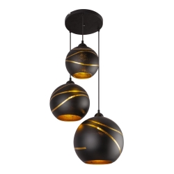 Globo - Suspension fil LOMMY 3xE27/60W/230V