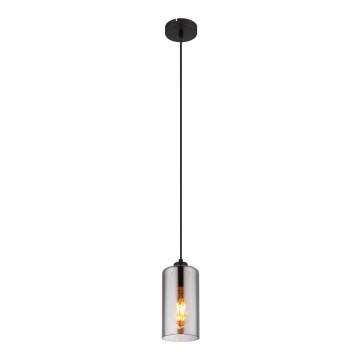 Globo - Suspension filaire 1xE27/25W/230V d. 11 cm noir