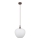 Globo - Suspension filaire 1xE27/60W/230V d. 29 cm blanc/marron