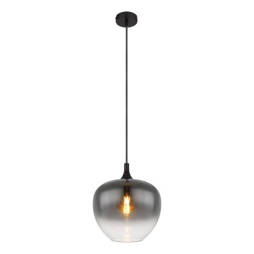 Globo - Suspension filaire 1xE27/60W/230V d. 29 cm noir