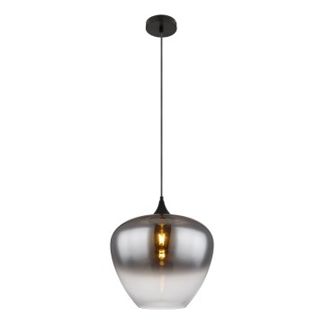 Globo - Suspension filaire 1xE27/60W/230V d. 40 cm noir