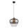 Globo - Suspension filaire 1xE27/60W/230V d. 40 cm noir