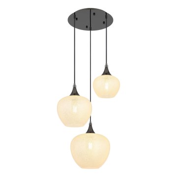 Globo - Suspension filaire 3xE27/40W/230V blanc/anthracite