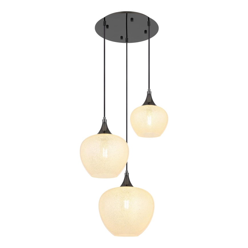 Globo - Suspension filaire 3xE27/40W/230V blanc/anthracite