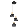 Globo - Suspension filaire 3xE27/40W/230V