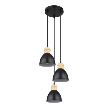 Globo - Suspension filaire 3xE27/40W/230V