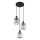 Globo - Suspension filaire 3xE27/60W/230V d. 32 cm noir