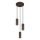 Globo - Suspension filaire 3xGU10/25W/230V marron