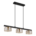 Globo - Suspension filaire 3xGX53/6W/230V fumé/marron