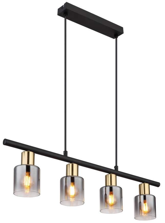 Globo - Suspension filaire 4xE14/25W/230V