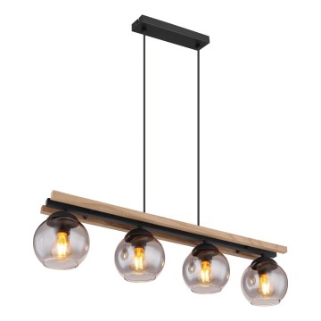 Globo - Suspension filaire 4xE27/25W/230V