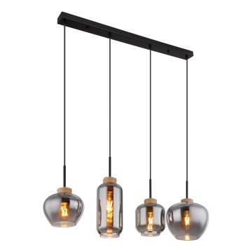 Globo - Suspension filaire 4xE27/40W/230V