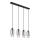 Globo - Suspension filaire 4xE27/40W/230V noir