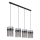 Globo - Suspension filaire 4xE27/60W/230V noir