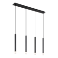 Globo - Suspension filaire 4xG9/4W/230V noir
