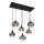 Globo - Suspension filaire 6xE27/40W/230V noir