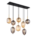 Globo - Suspension filaire 8xE14/40W/230V laiton