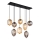 Globo - Suspension filaire 8xE14/40W/230V laiton