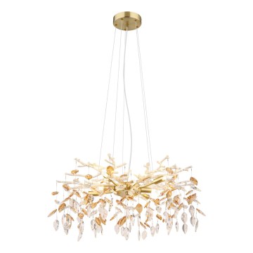 Globo - Suspension filaire 8xG9/8W/230V d. 61 cm doré