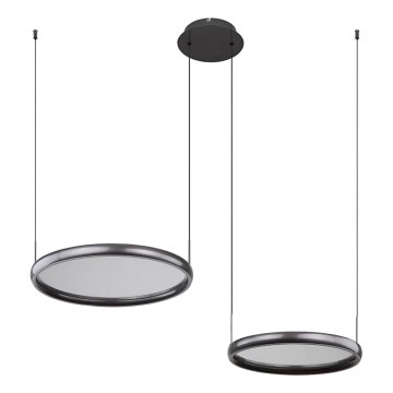 Globo - Suspension filaire à intensité variable LED/50W/230V 2700-6000K noir + Télécommande