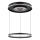 Globo - Suspension filaire à intensité variable LED/54W/230V 2700-6500K d. 60 cm noir + Télécommande