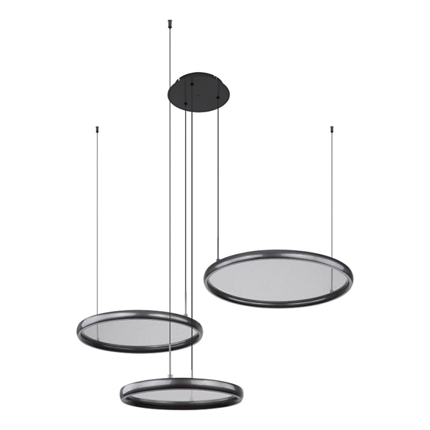 Globo - Suspension filaire à intensité variable LED/55W/230V 2700-6000K noir + Télécommande