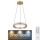 Globo - Suspension filaire en cristal à intensité variable LED/36W/230V 2700K-6000K + télécommande