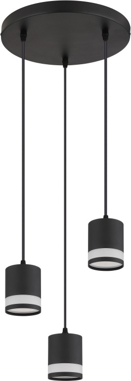 Globo - Suspension filaire LED 3xGX53/7W/230V 3000K noir