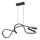 Globo - Suspension filaire LED/40W/230V noir