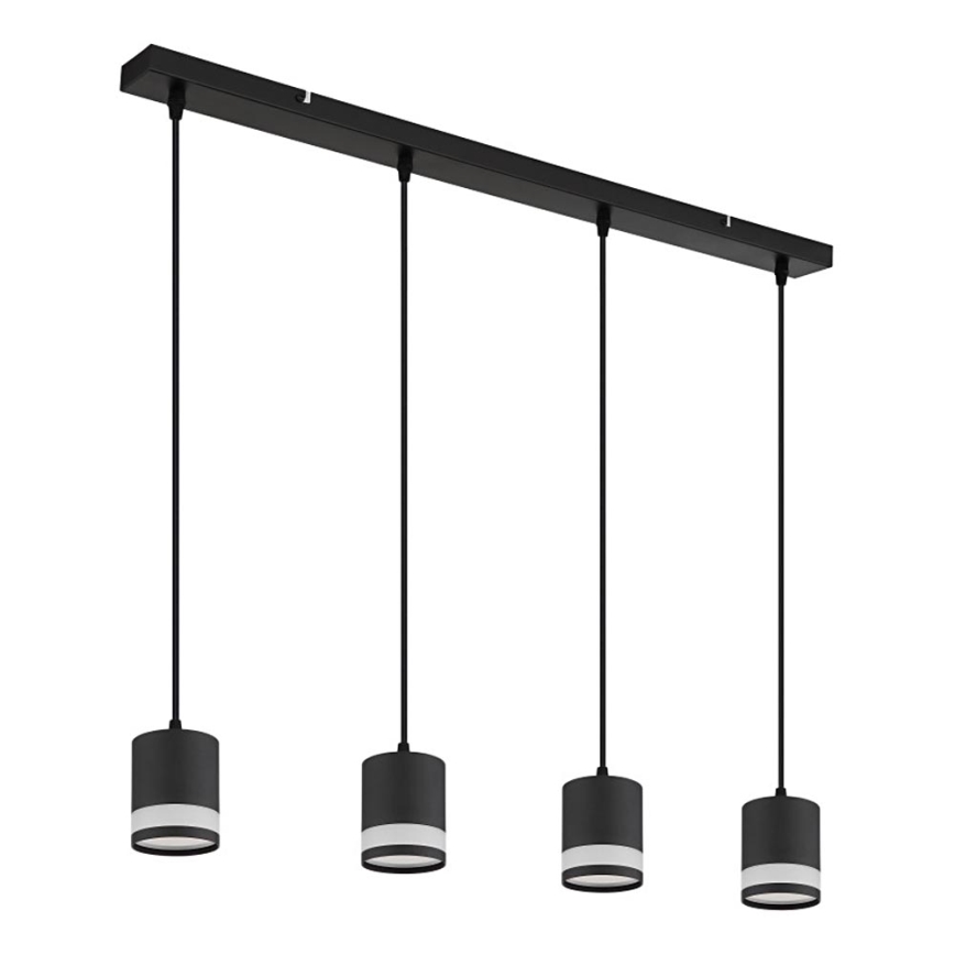 Globo - Suspension filaire LED 4xGX53/7W/230V 3000K noir