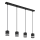 Globo - Suspension filaire LED 4xGX53/7W/230V 3000K noir