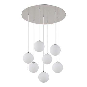 Globo - Suspension filaire LED 7xG9/3,5W/230V blanc