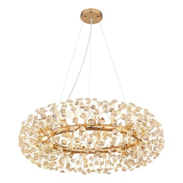Globo - Suspension filaire LED en cristal 20xG9/3,5W/230V