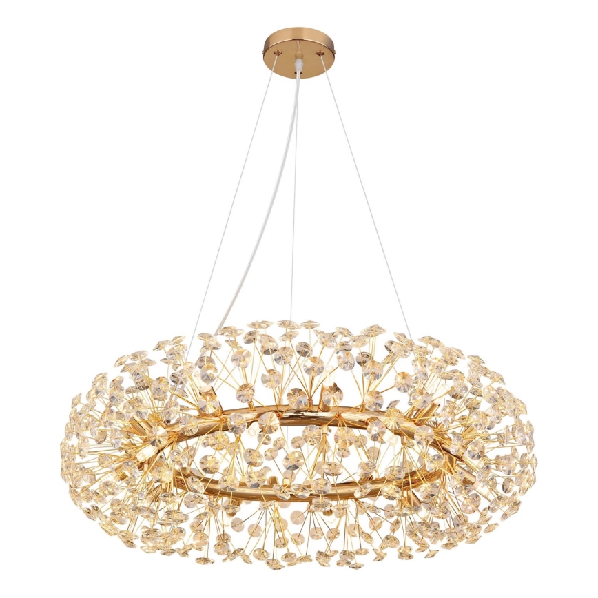 Globo - Suspension filaire LED en cristal 20xG9/3,5W/230V