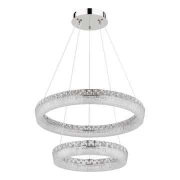 Globo - Suspension LED dimmable sur câble LED/60W/230V 2700-6000K transparente + télécommande